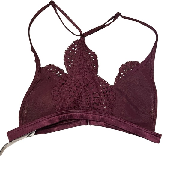 Victoria's Secret Deep Purple Lace Bralette Size XS EUC - Picture 2 of 4